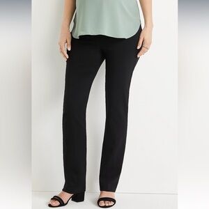 Maurices‎ Bengaline Over The Bump Black Bootcut Maternity Pants Sz XXL Reg new